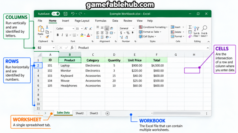 how to create a spreadsheet in excel