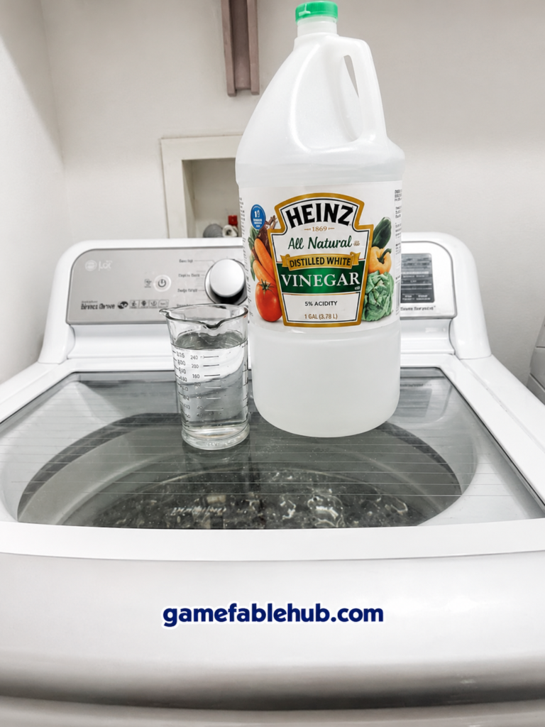 how to clean washing machine with vinegar