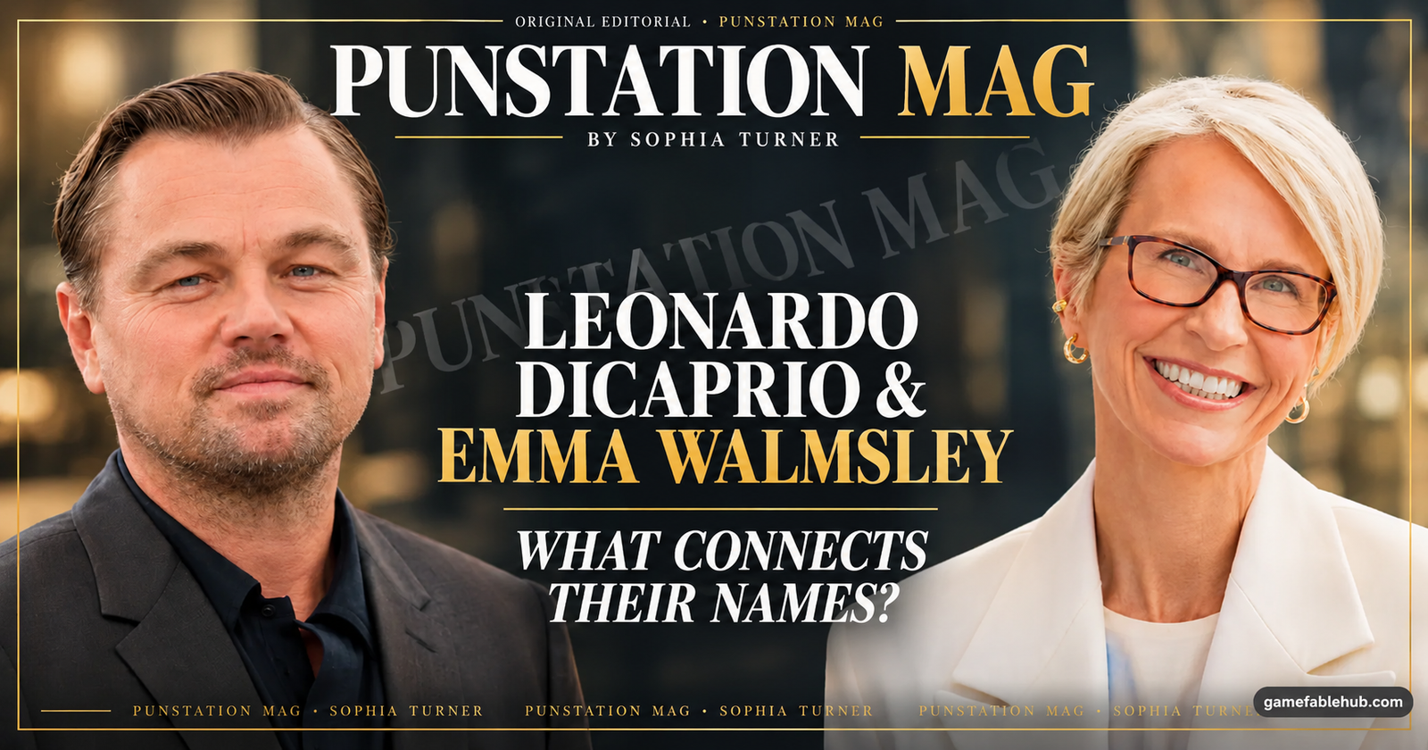 leonardo dicaprio and emma walmsley