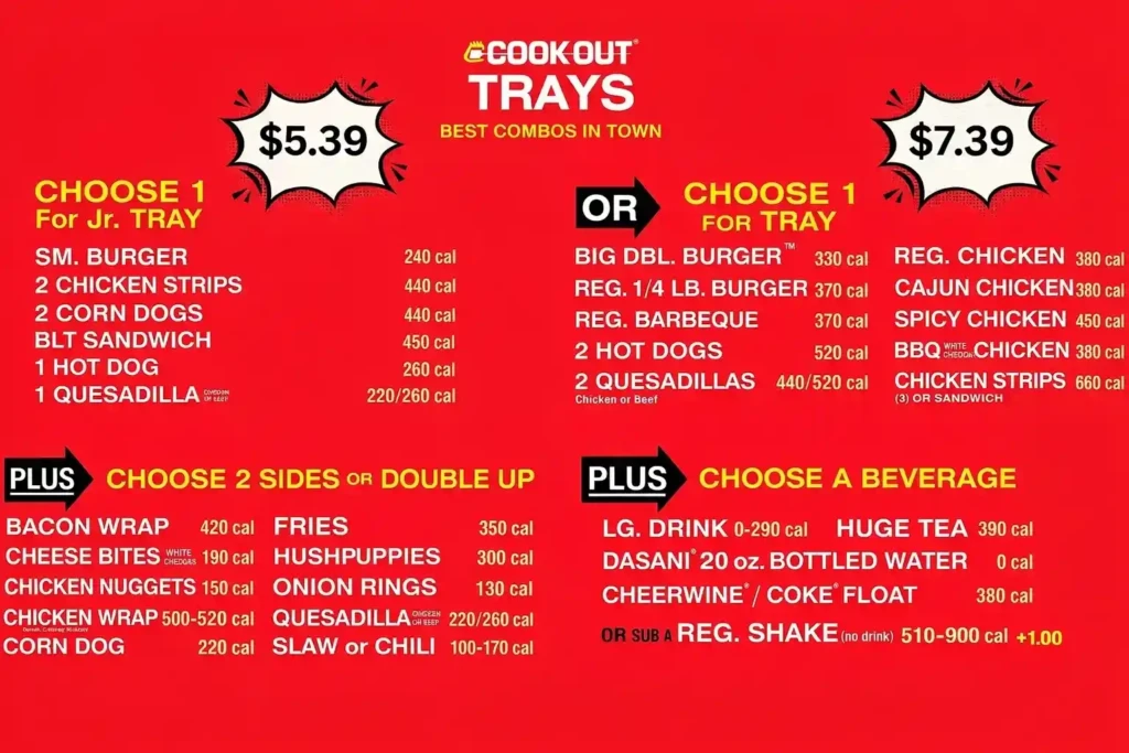 cookout tray price