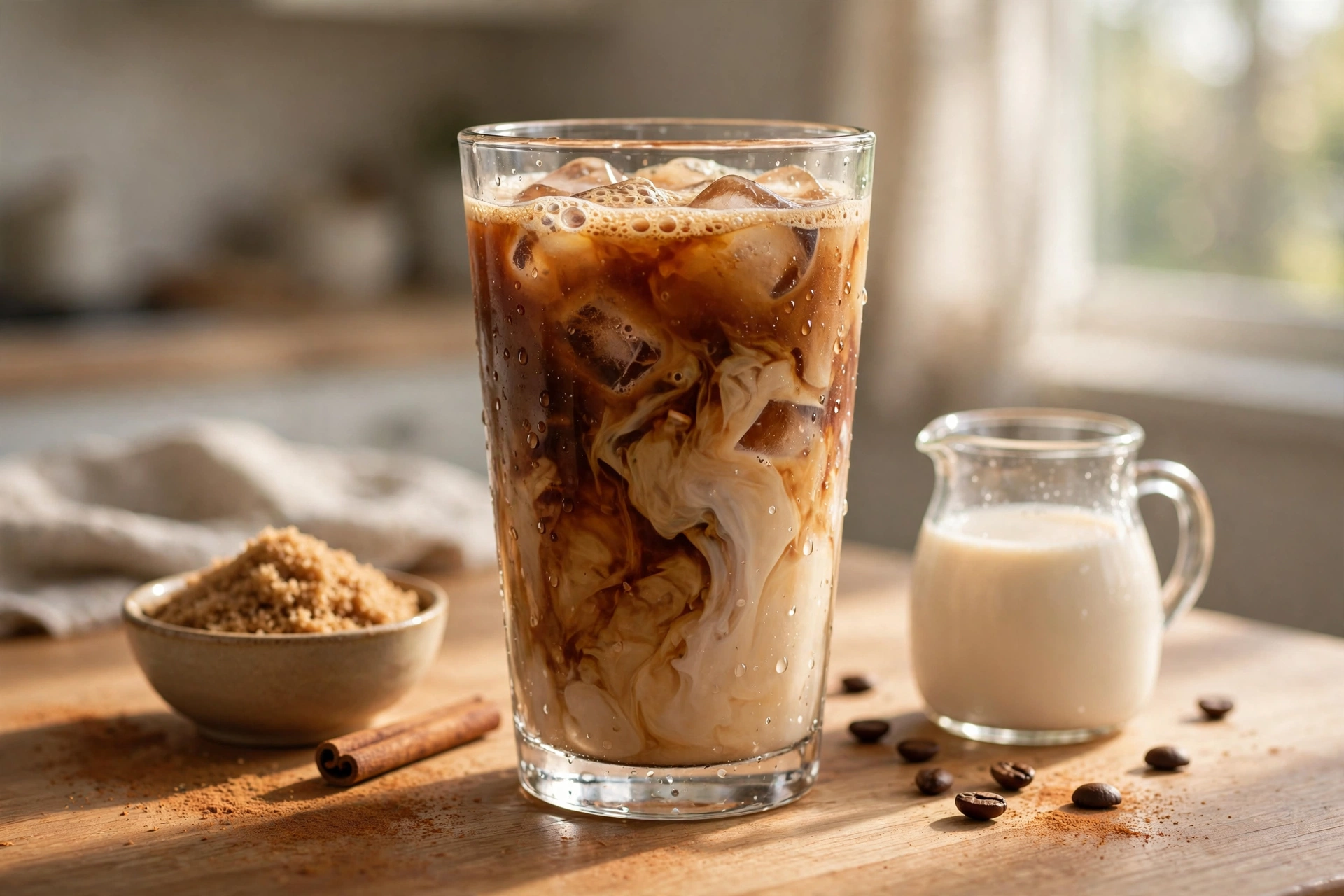 brown sugar oatmilk shaken espresso